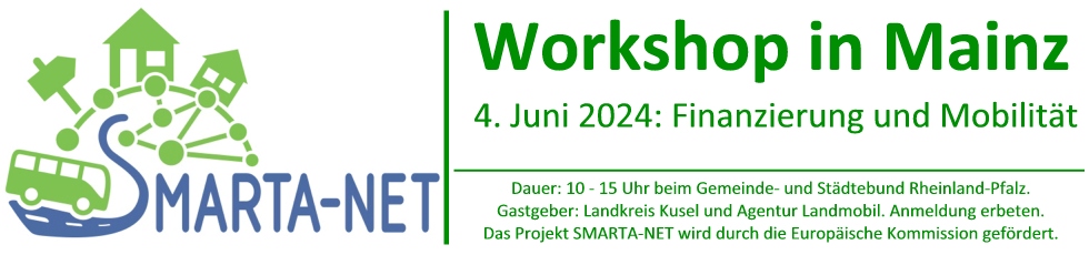 Der Workshop zur Finanzierung von öffentlichem Nahverkehr findet am 4. Juni 2024 in Mainz statt.